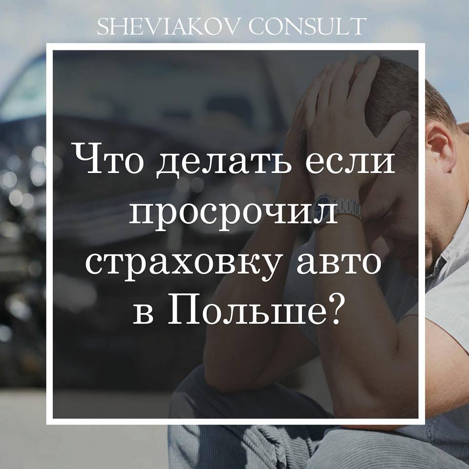 Что делать если просрочил страховку авто в Польше?