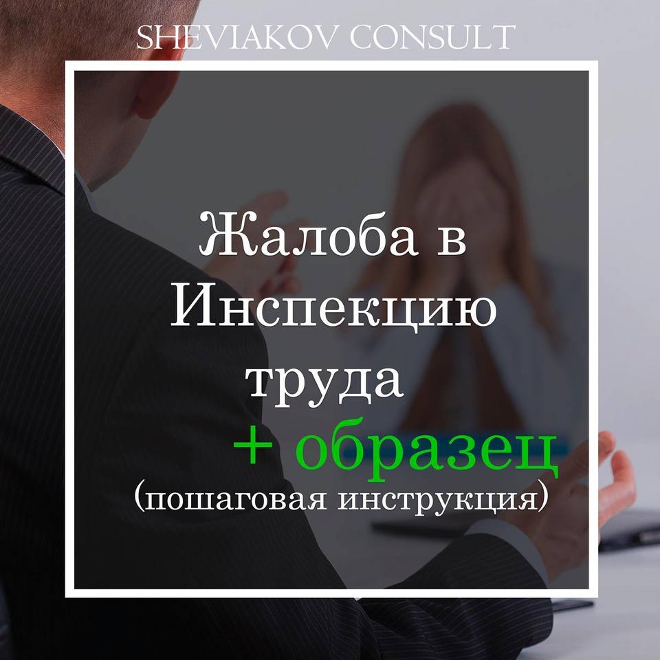 Жалоба в Инспекцию труда - пошаговая инструкция + образец?