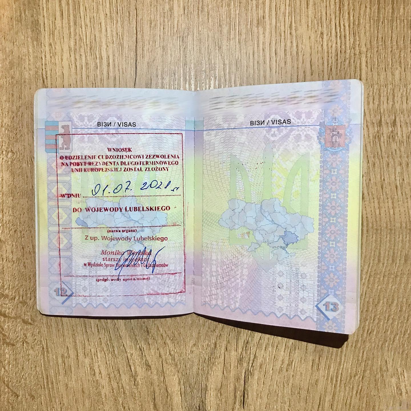 Подано 01.07.2021 Pobyt rezydenta dlugoterminowego UE ?