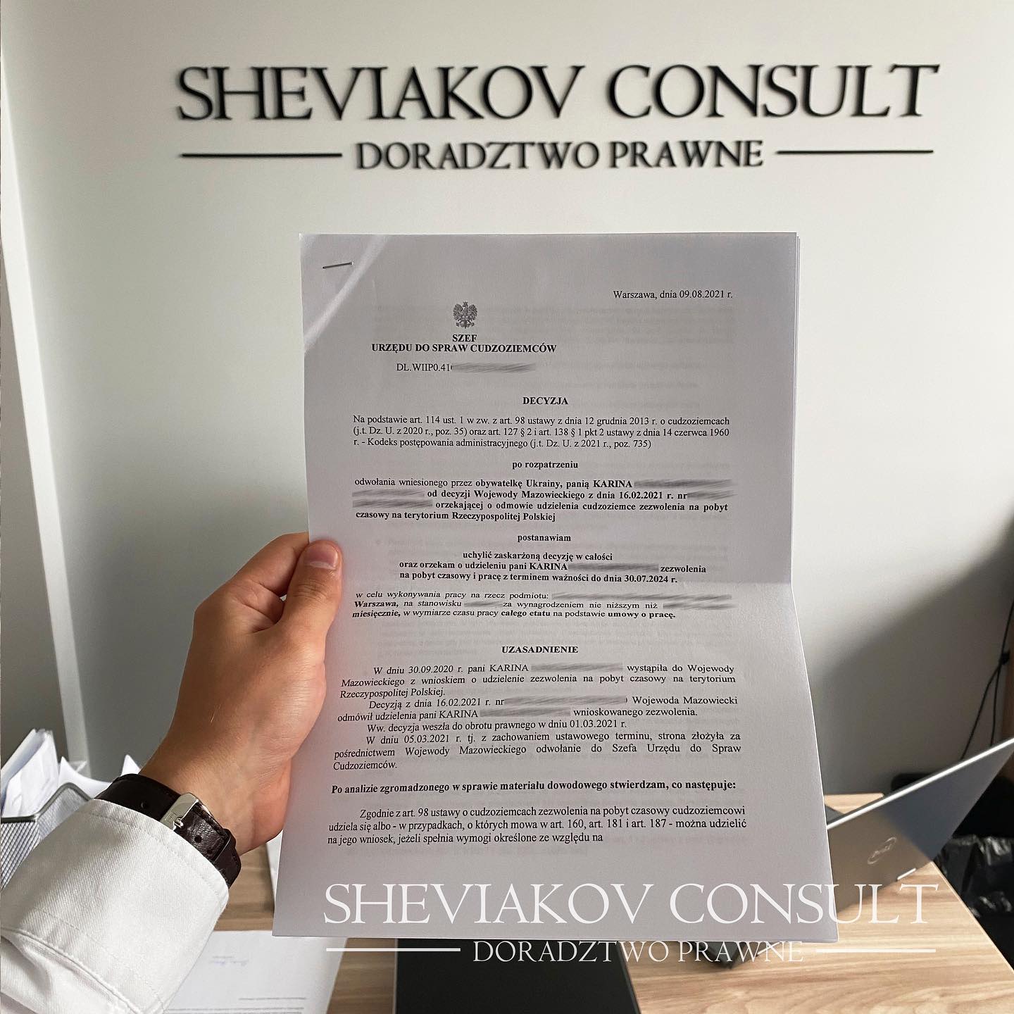 02.03.2021 до нас звернувся громадянин Польщі, 01.03.2021 його дівчина отримала відмову за картою побуту на...