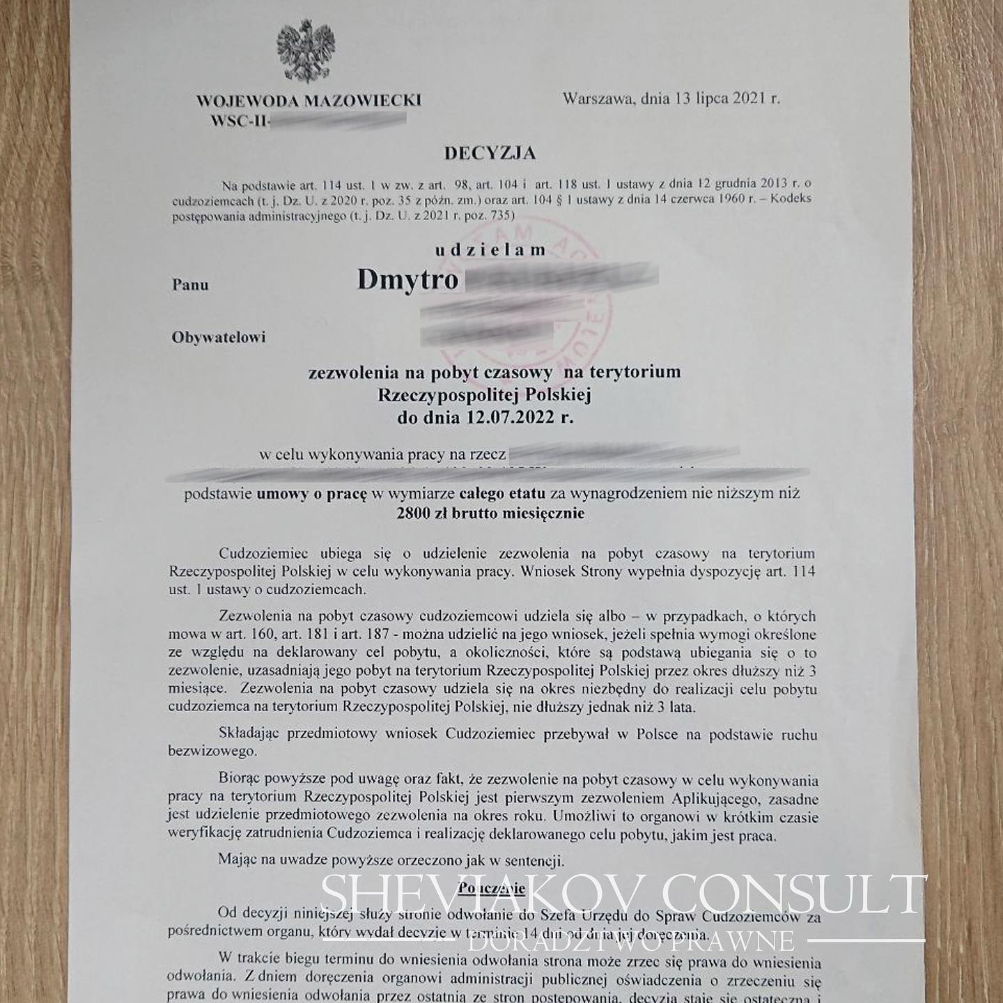 У середині червня до нас звернувся іноземець через погрози від «знайомого з легалізації». Клієнт звернувся...